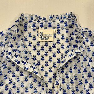 Erica Wilson (iykyk) Floral Airy Blockprint Blouse